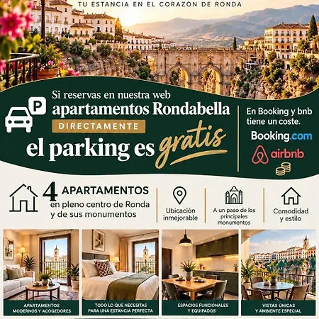 Apartamento Rondabella 3 Parking Gratis Centro Ciudad Ronda
